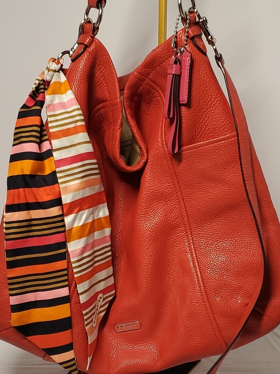 Coach Handbags - Authentic Coach Women's Pebbled Leather Hobo Bag - 2 Way Crossbody